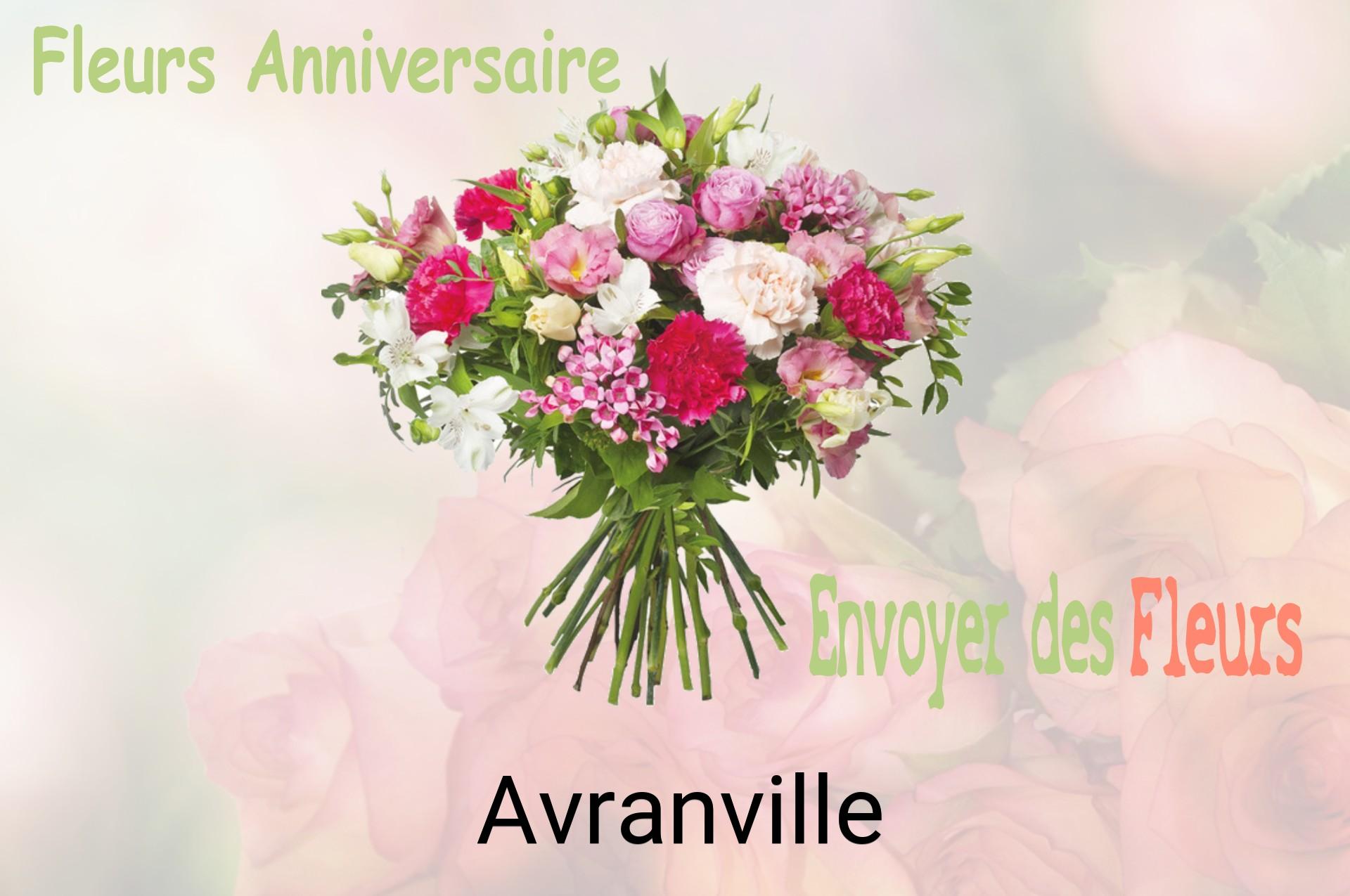 Bouquet de fleurs d’anniversaire livré à Avranville