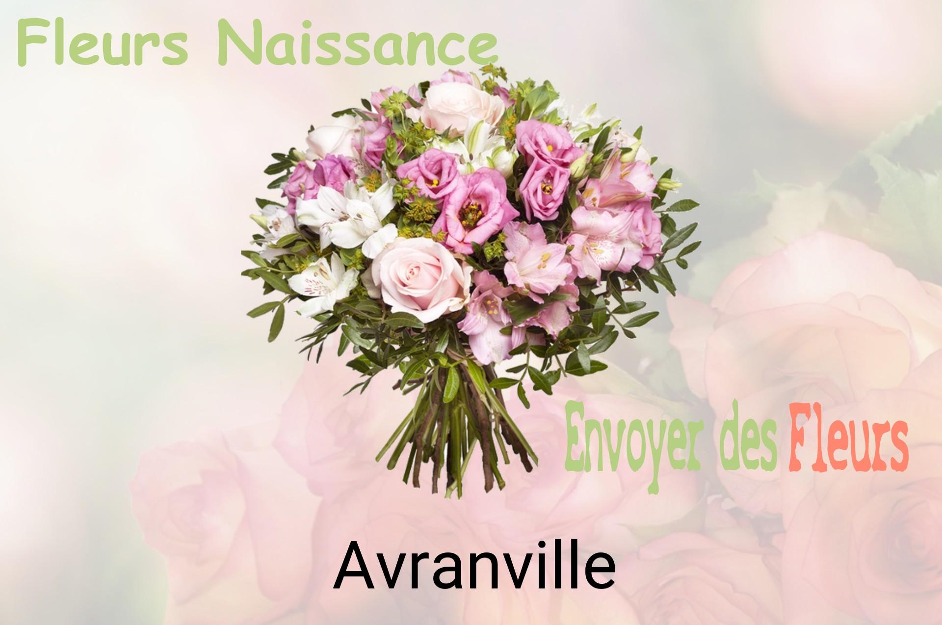 Bouquet de fleurs de naissance livré à Avranville